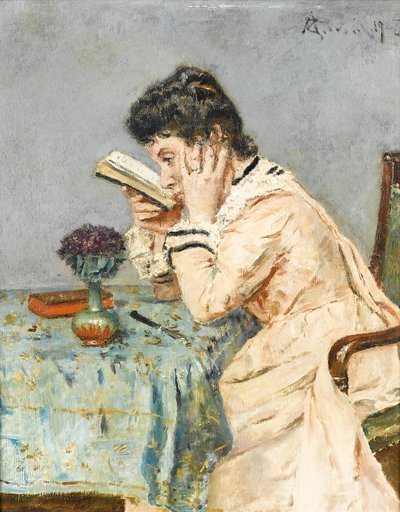 The Nearsighted Woman by Alfred Emile Stevens